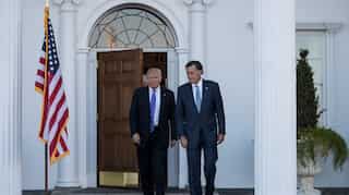Trump meets with Romney, no word on job offer