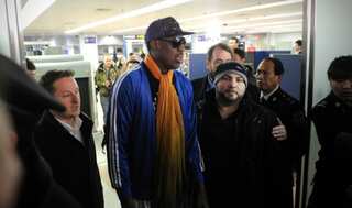 Basketball: Retired five-time champion Rodman charged in hit-and-run