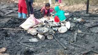 Jammu: 3 Rohingya refugees killed, 70 slums gutted in fire
