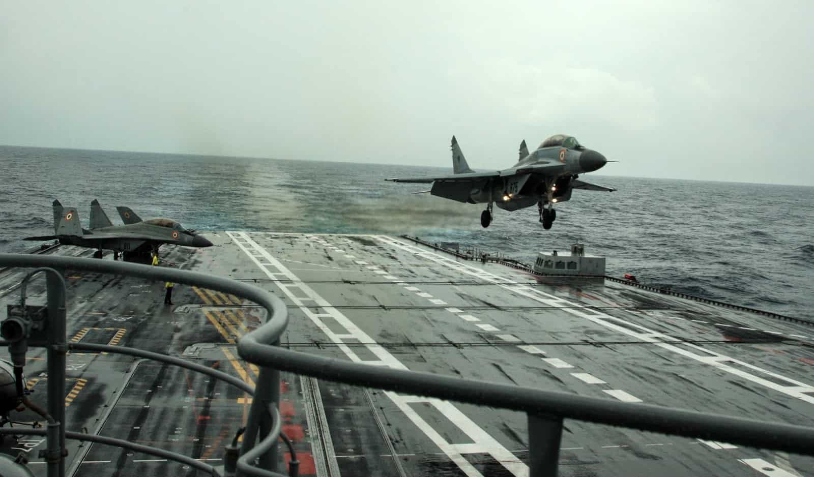 MiG-29K trainer aircraft crashes; one pilot rescued, search for other underway MiG-29K trainer aircraft crashes; one pilot rescued, search for other underway