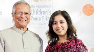 UAE teen Kehkashan Basu wins Children's Peace Prize