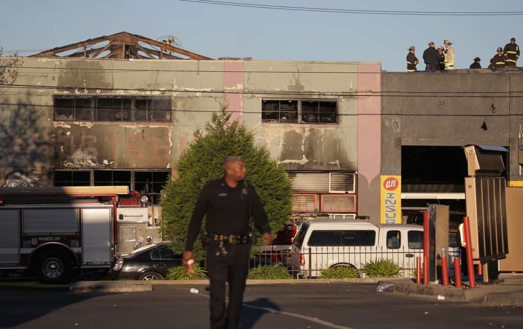 Oakland fire: Up to 40 feared dead as fire tears through warehouse party