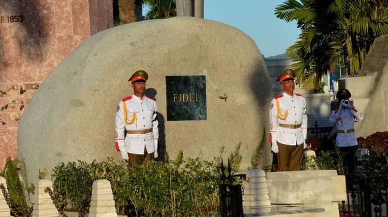 Fidel Castro interred in rock, closing last chapter of historic life