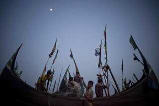 33 Rohingya refugees go missing as boat topples in Myanmar river