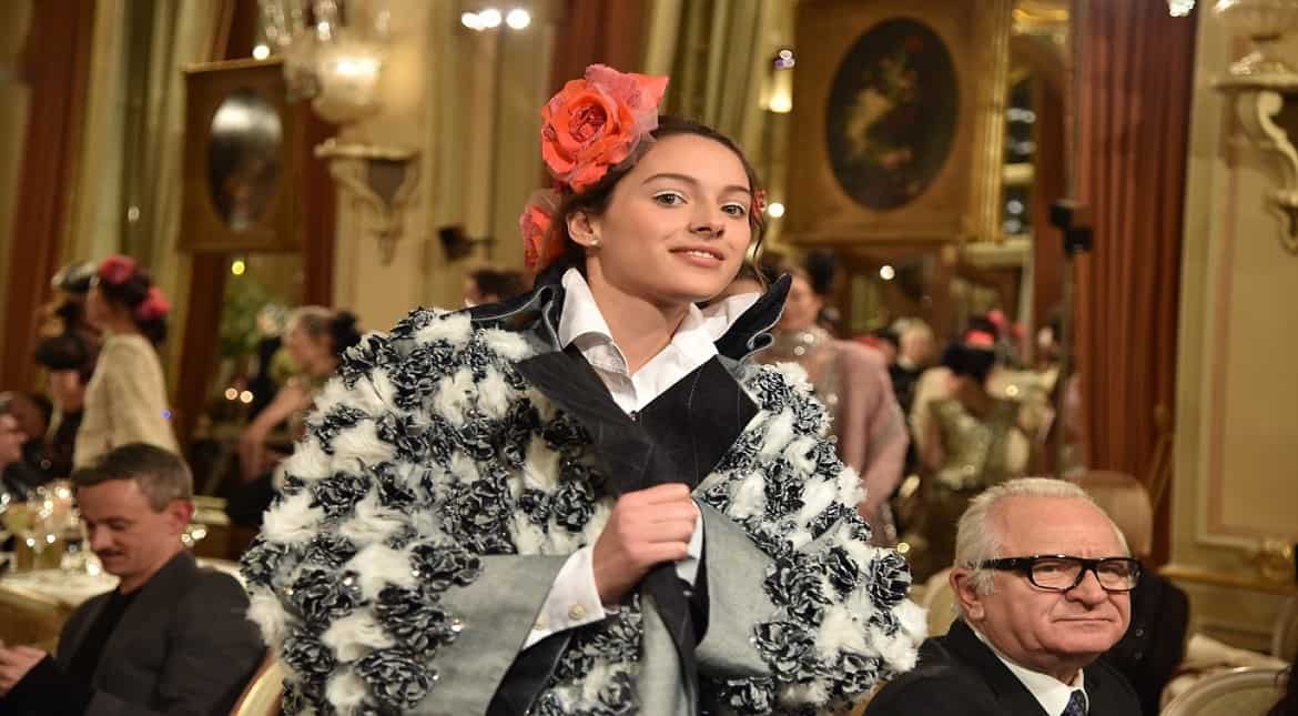 A model walks the runway during 'Chanel Collection des Metiers d'Art 2016/17: Paris Cosmopolite' show in Paris, France