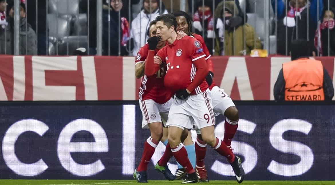 Bayern Munich 1-0 Atletico Madrid in their Champions League Group D game.