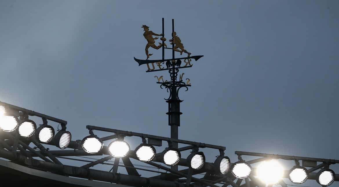 The RFU weathervane during the Varsity match between Cambridge