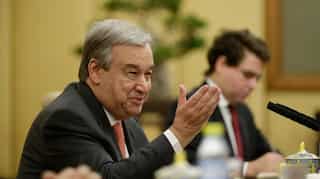Stand firm or face a new Cold War, UN Secretary-General Antonio Guterres warns Europe
