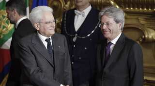 Italy PM Gentiloni and his new cabinet sworn in