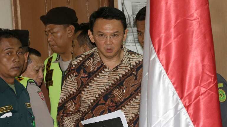 Jakarta's Christian governor stands trial for blasphemy