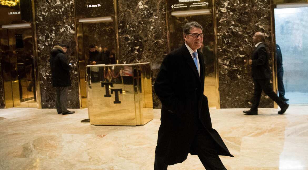 Trump to pick former Texas Governor Perry as Energy Secretary Trump to pick former Texas Governor Perry as Energy Secretary