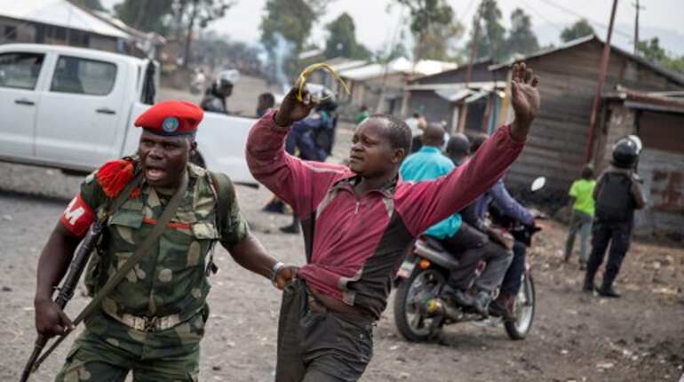 Protests erupt in Congo as President Kabila's mandate expires Protests erupt in Congo as President Kabila's mandate expires