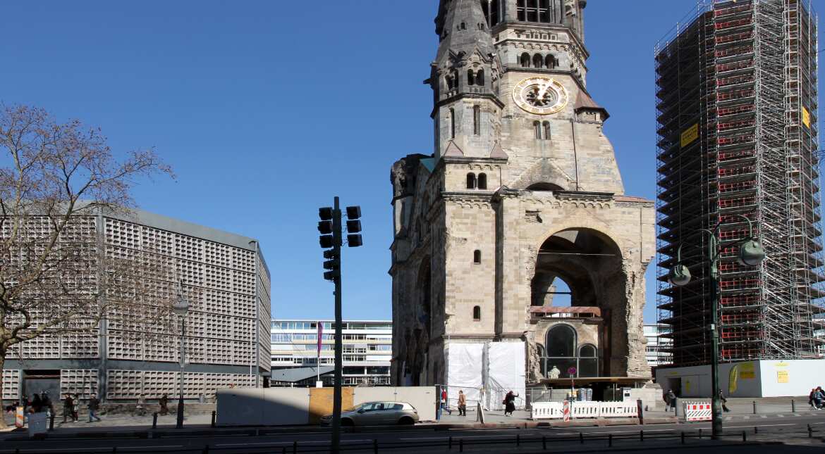 Berlin attack took place near Church bombed in WWII, preserved as a warning