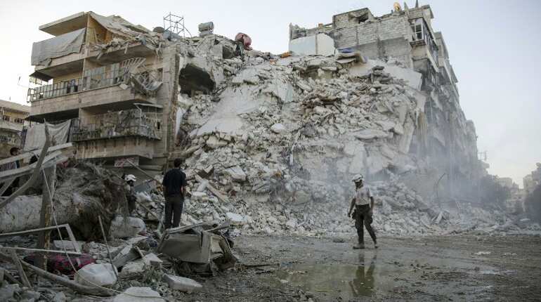 Russian jets step up raids on rebel-held Idlib and rural Aleppo