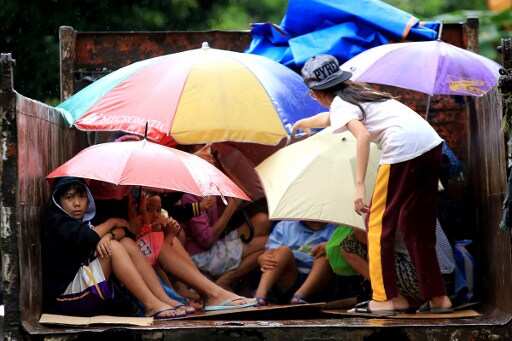 Typhoon Nock-Ten pounds eastern Philippines