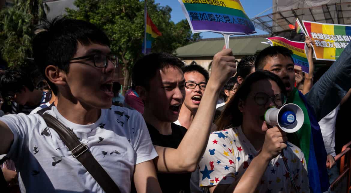 Taiwan passes first draft of marriage equality bill Taiwan passes first draft of marriage equality bill