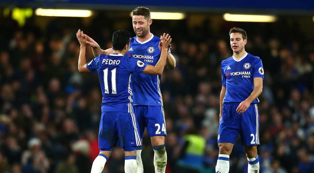 Chelsea ease past Bournemouth for record 12th win