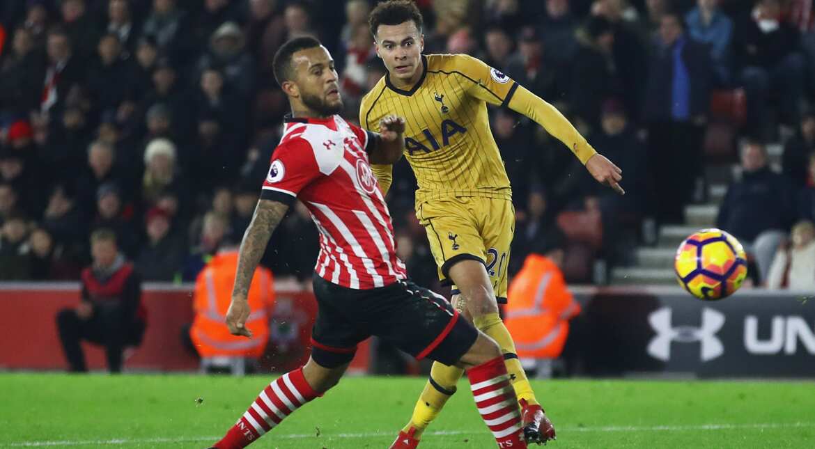 EPL: Alli double helps Spurs sink 10-man Southampton