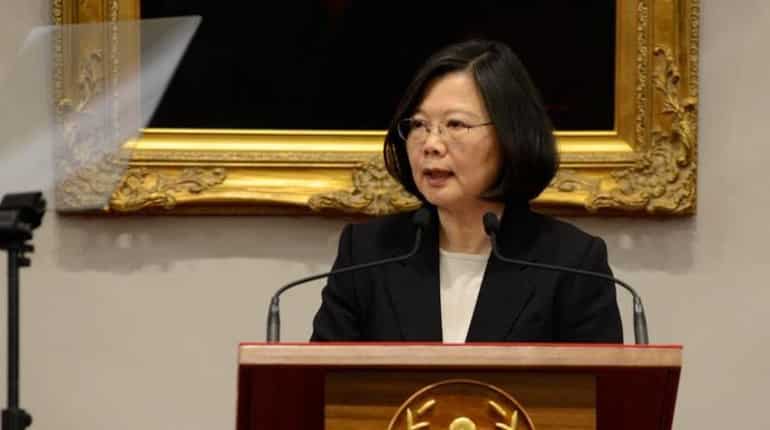 'Don't believe the Communists': Taiwan president channels Hong Kong protests in appeal for votes