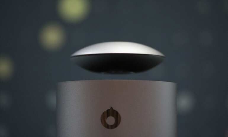 The Crazy Baby Mars True Audio Levitating Wireless Speaker is shown.