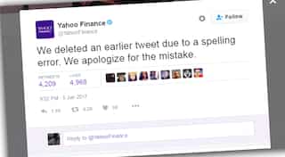 Twitterati troll Yahoo Finance for making racist typo in tweet