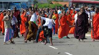 Protests in Sri Lanka against opening of Chinese SEZ in port town