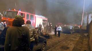 Fuel truck blast kills dozens in Syrian town near Turkish border