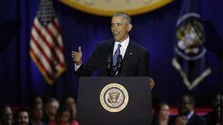 Obama's farewell address: 'We rise or fall as one'
