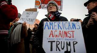Millennial women protest Trump in the streets, many for first time