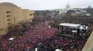 Women's March: Protesters flood Washington to protest Trump administration