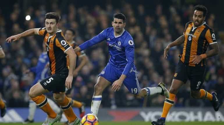 Premier League: Costa returns, scores in 2-0 win over Hull; Arsene is sent off