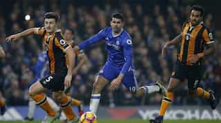 Premier League: Costa returns, scores in 2-0 win over Hull; Arsene is sent off