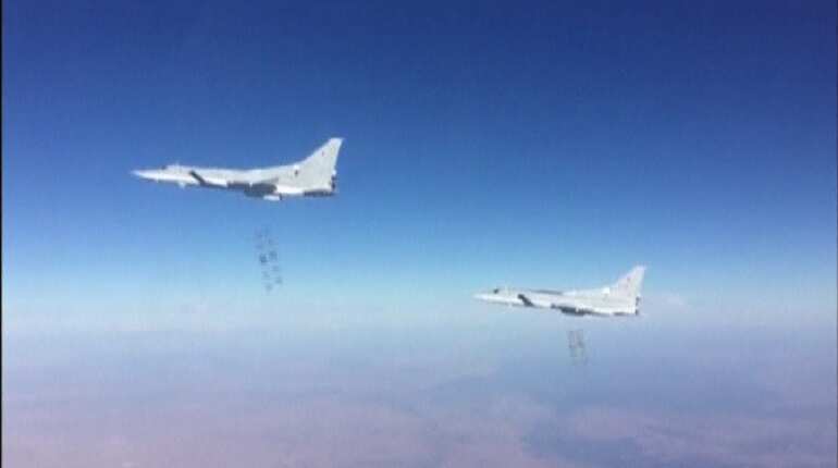 Day after Astana peace talks, Russian planes continue to strike IS targets in Syria Day after Astana peace talks, Russian planes continue to strike IS targets in Syria