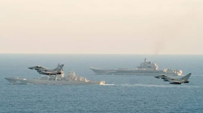 British, Russia stand-off on the English Channel