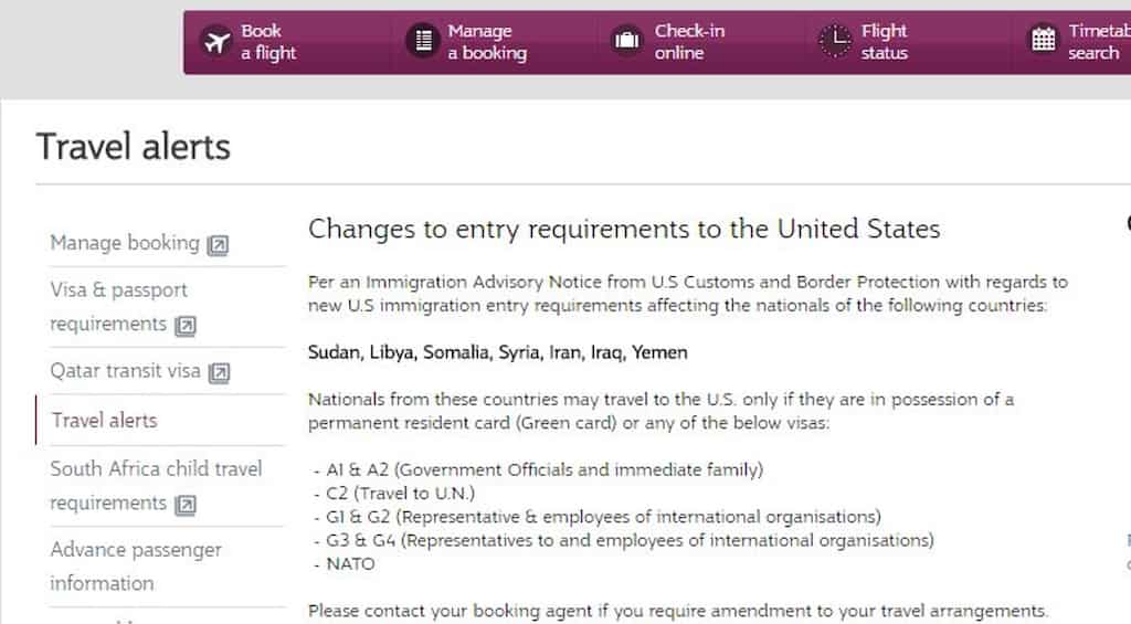 Trump's immigration ban: Qatar Airways issues travel advisory for US-bound travellers