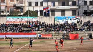 Aleppo: Football fans cheer first home game in five years