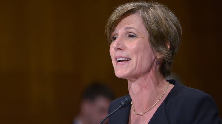 Trump fires acting attorney general who called immigration ban unlawful Trump fires acting attorney general who called immigration ban unlawful