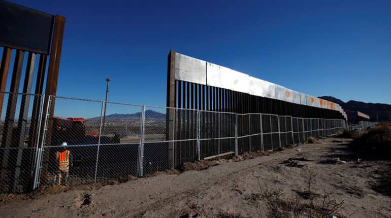 US President Donald Trump says 240 miles of wall on the border with Mexico complete