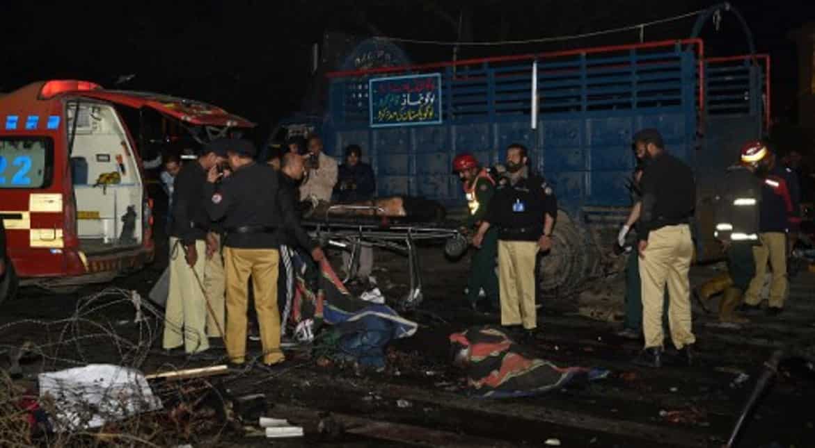 At least 72 killed in blast at Sufi shrine in Pakistan