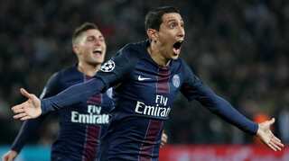 Champions League: PSG thrash Barca 4-0, birthday boy Maria stars with 2 goals
