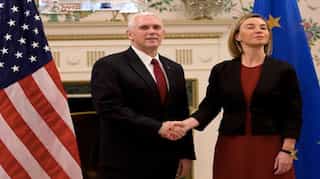 Mike Pence reassures Europe, demands NATO pay up