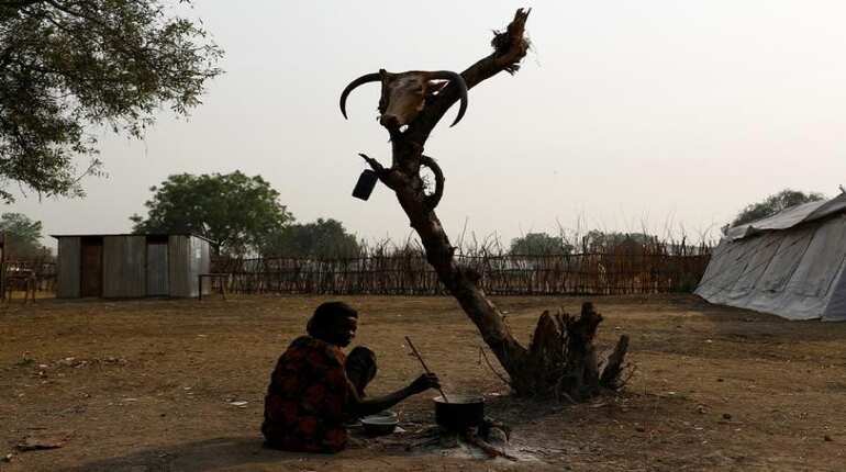 Famine hits South Sudan, about half the country will lack reliable access to affordable food by July?