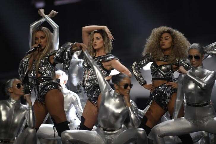 Little Mix perform at the O2 Arena in London