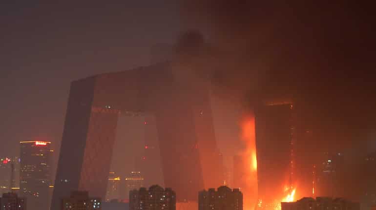 10 killed, 14 injured as massive fire breaks out in China hotel