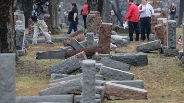 US: In latest attack on Jewish sites, cemetery vandalised in Philadelphia