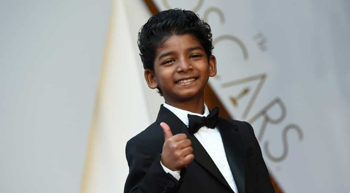 'Lion' child actor Sunny Pawar was the picture of cuteness a black tux.