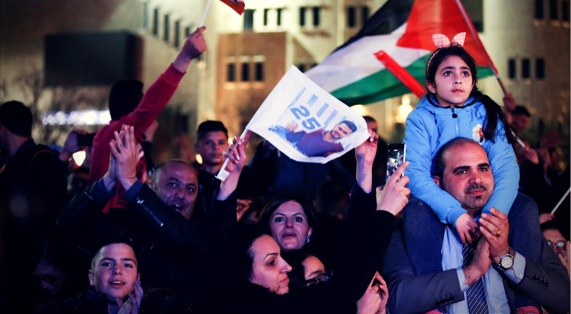 A Palestinian wins the Arab Idol and the entire nation unites to celebrate