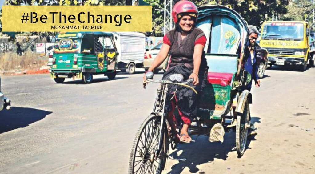#BeTheChange: Meet Bangladesh's only female rickshaw puller