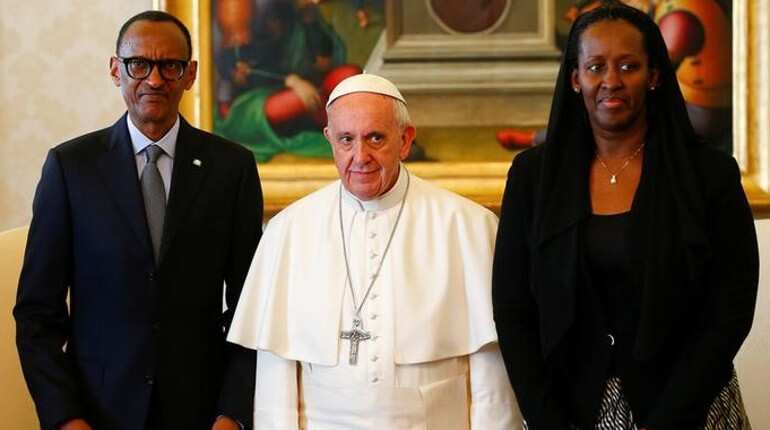 Pope asks forgiveness for 'sins and failings of the Church' during Rwanda genocide