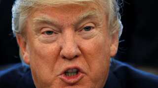 Trump blames Democrats for healthcare bill going down in flames
